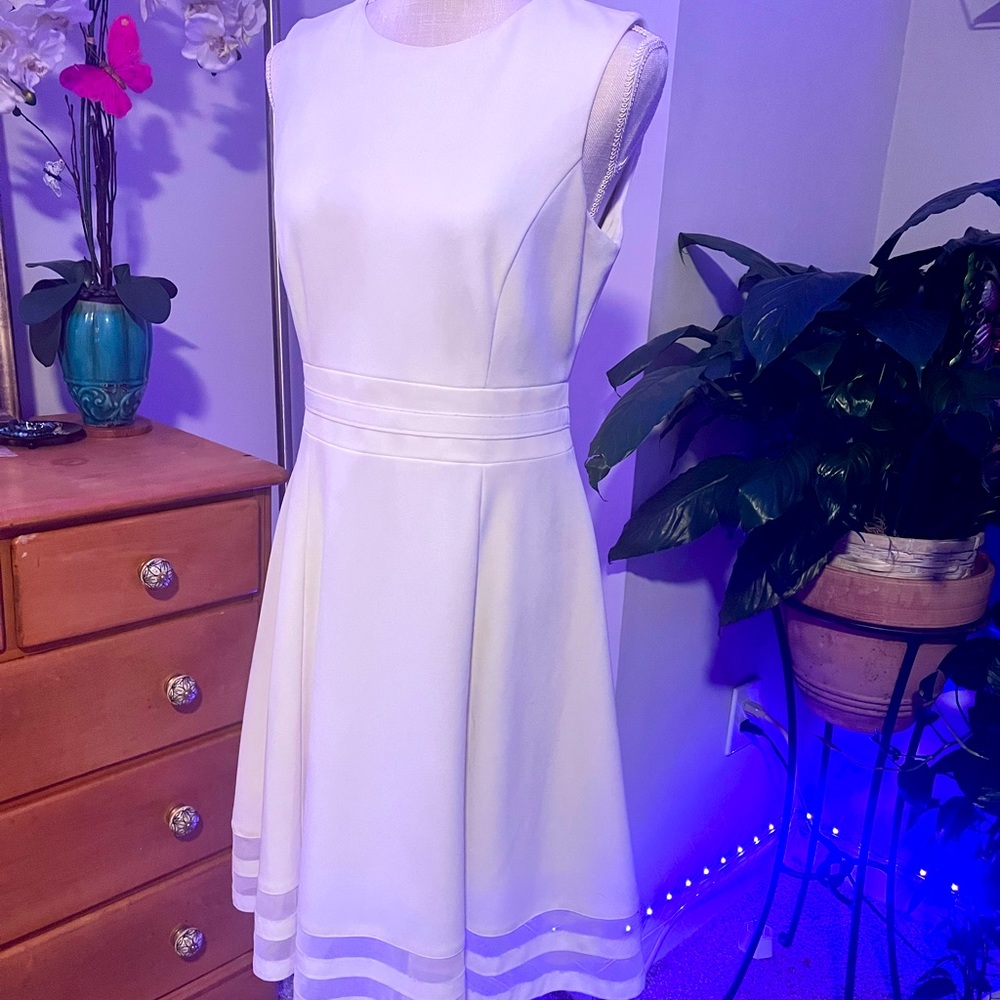 Calvin Klein white dress, woman Sz 8